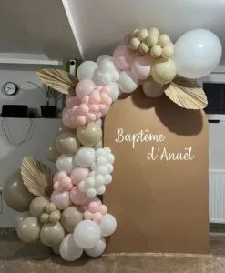 Décoration baptême enfant ballons