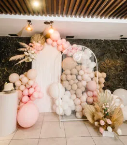 Décoration ballons pour baby-shower